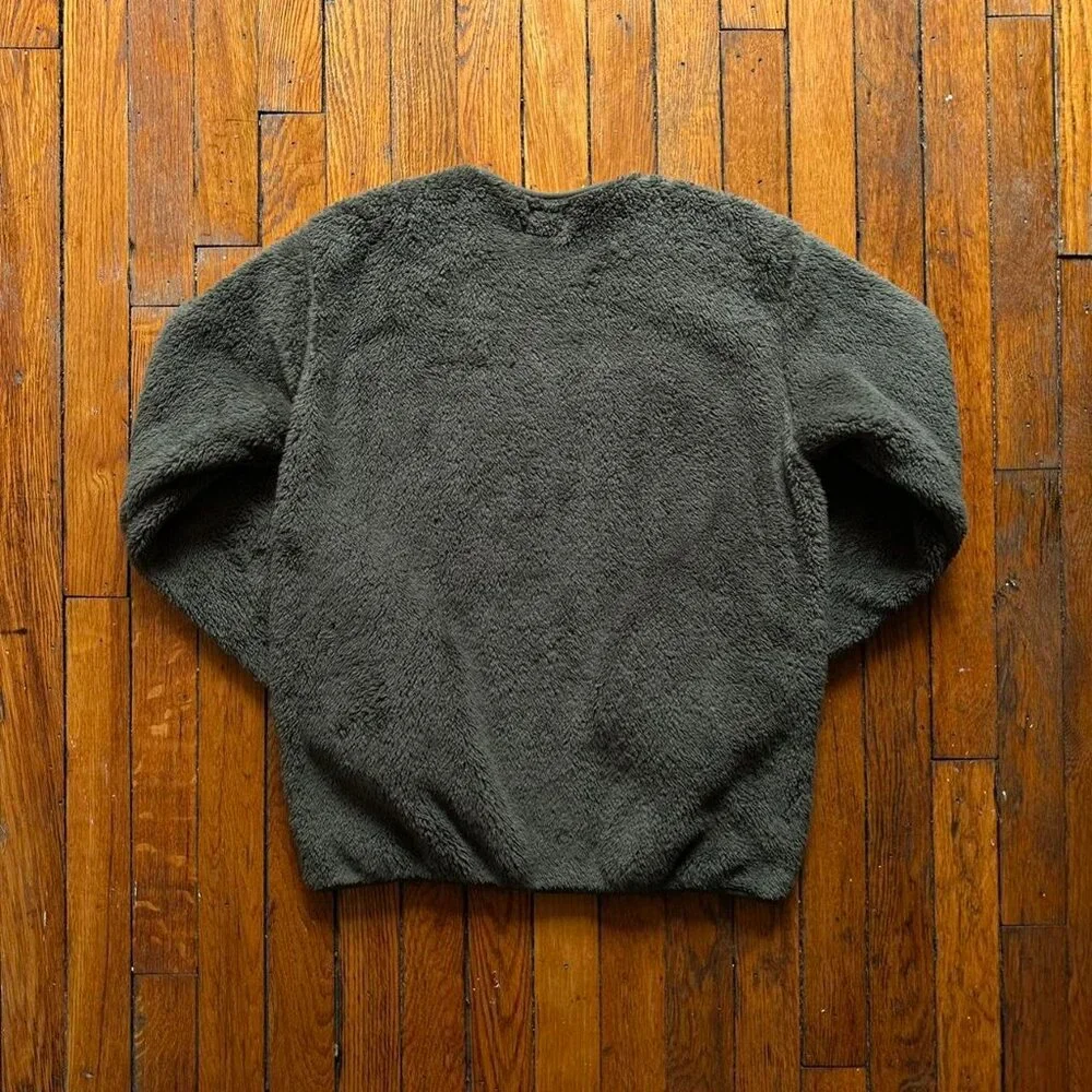 Engineered Garments x Uniqlo Pullover Sherpa Fleece Sweatshirt Men‎ XXS Green - Picture 3 of 6